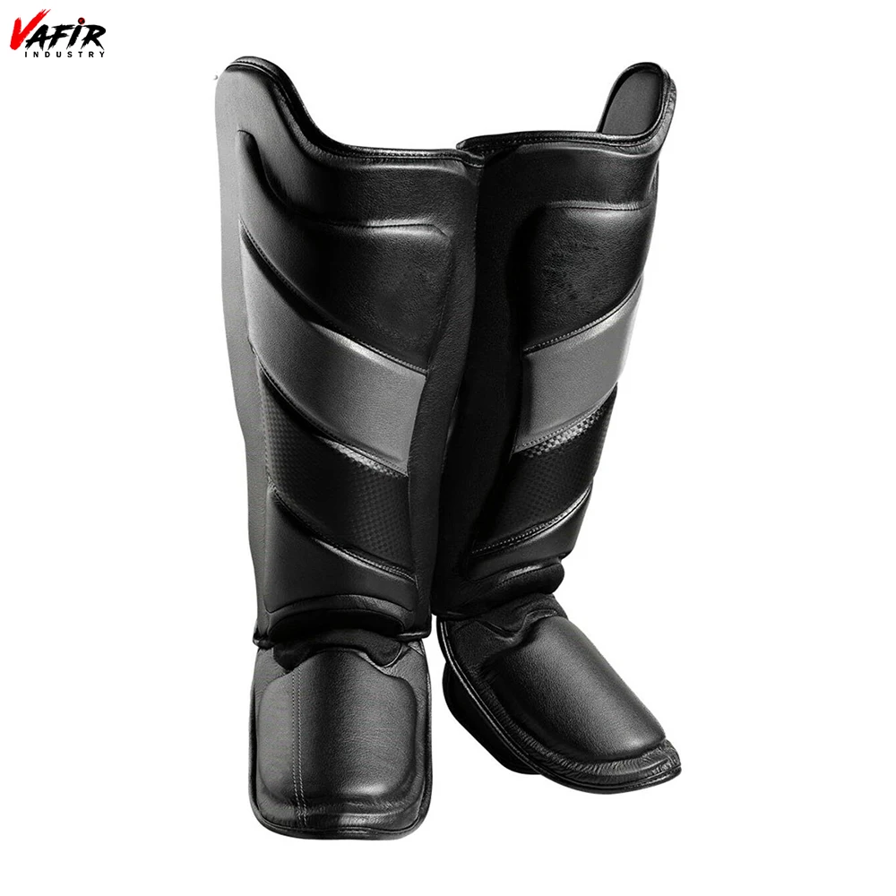 Shin Instep Thai Muay Guards MMA Pads Boxing Kickboxing Leg Foot Kick Custom Made MMA Muay Thai Shin Pad
