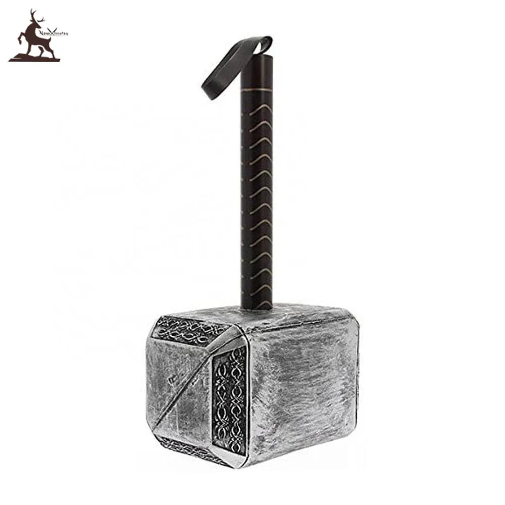 Real Size Metal Thor Mjolnir Cosplay Damascus Thor Hammer