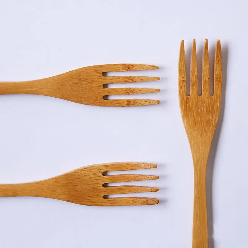 High Quality 100% Natural Organic Healthy Biodegradable Bamboo fork made in Vietnam