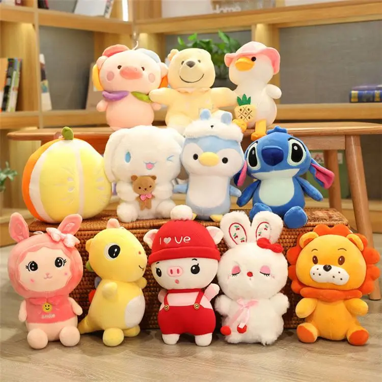 Custom Made Monkey Koalas Penguin Mini Plush Kids Soft Toys Souvenir Stuffed Animal Baby Toys Made In China With Logo