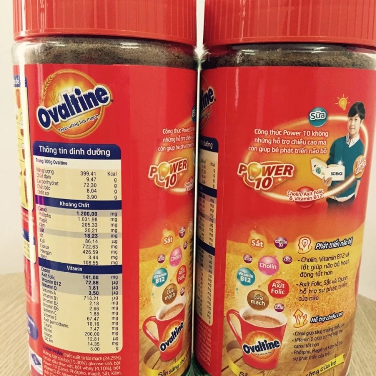 Whoslaes Ovaltine malt drink 400gr x 12 jars