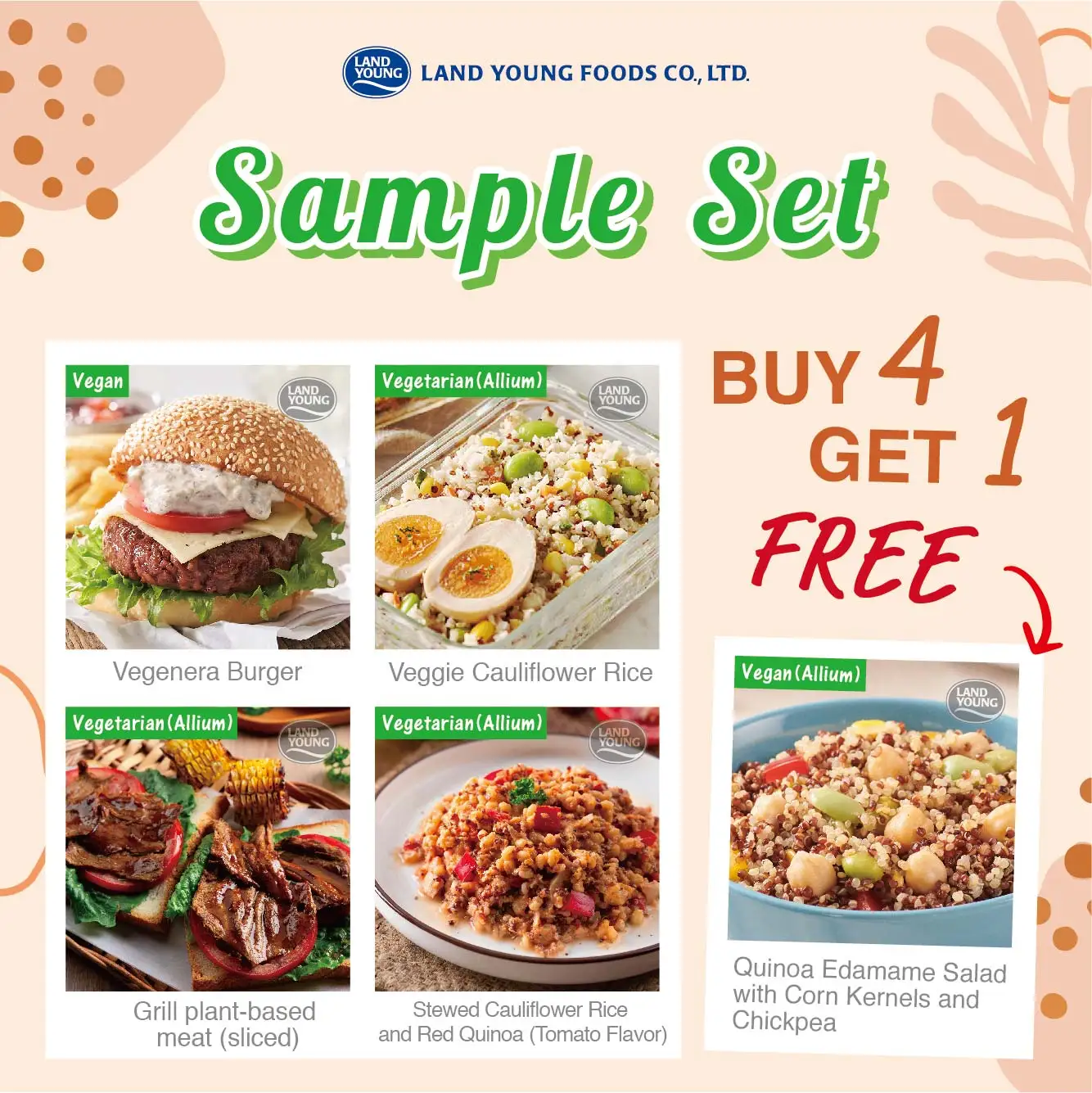 Factory price Vegetarian chinese delicious fried rice frozen cauliflower and fried brown rice