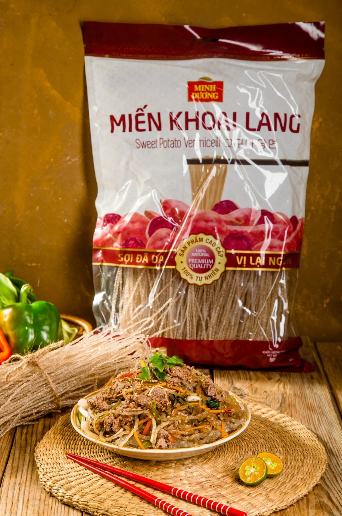 Вьетнамская Высококачественная вермишель для сладкого картофеля-Лапша для сладкого картофеля