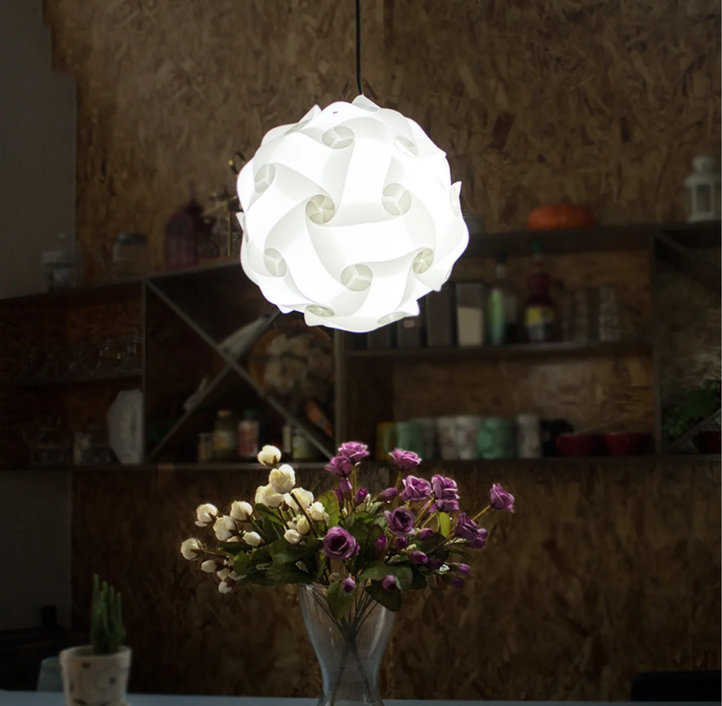 
DIY Puzzle Lamp Shade - Modern IQ Light in 30 Pieces min. 