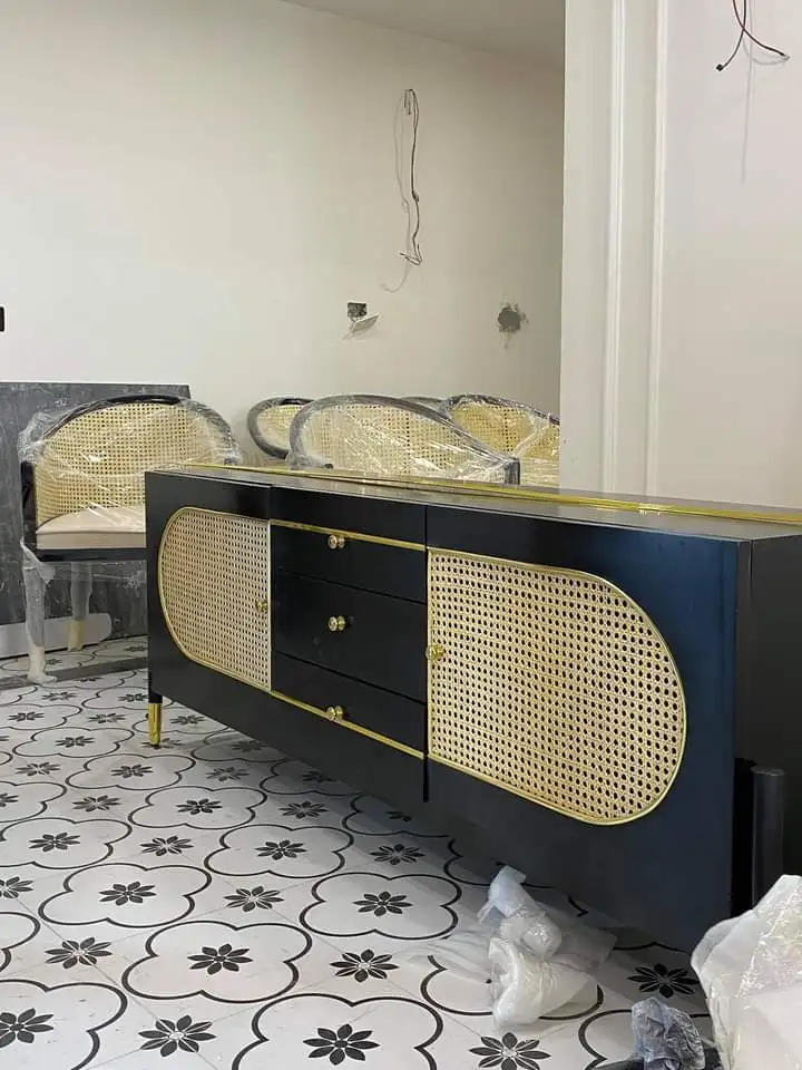 
Open Webbing Rattan Cane Roll Rattan Natural Cane Roll Webbing for Furniture Best Decor Room and Wall 