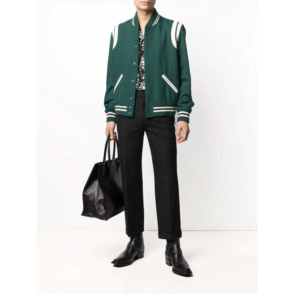 Высококачественная куртка с логотипом на заказ шерстяные бейсбольные куртки Letterman