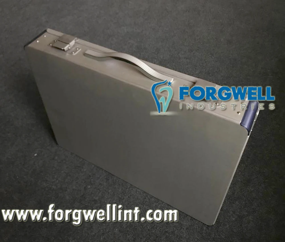  Легкий алюминиевый пустой портфель/коробка/контейнер/Чехол/ящик для инструментов/кейс инструментов с ручкой и замками от Forgwell Industries