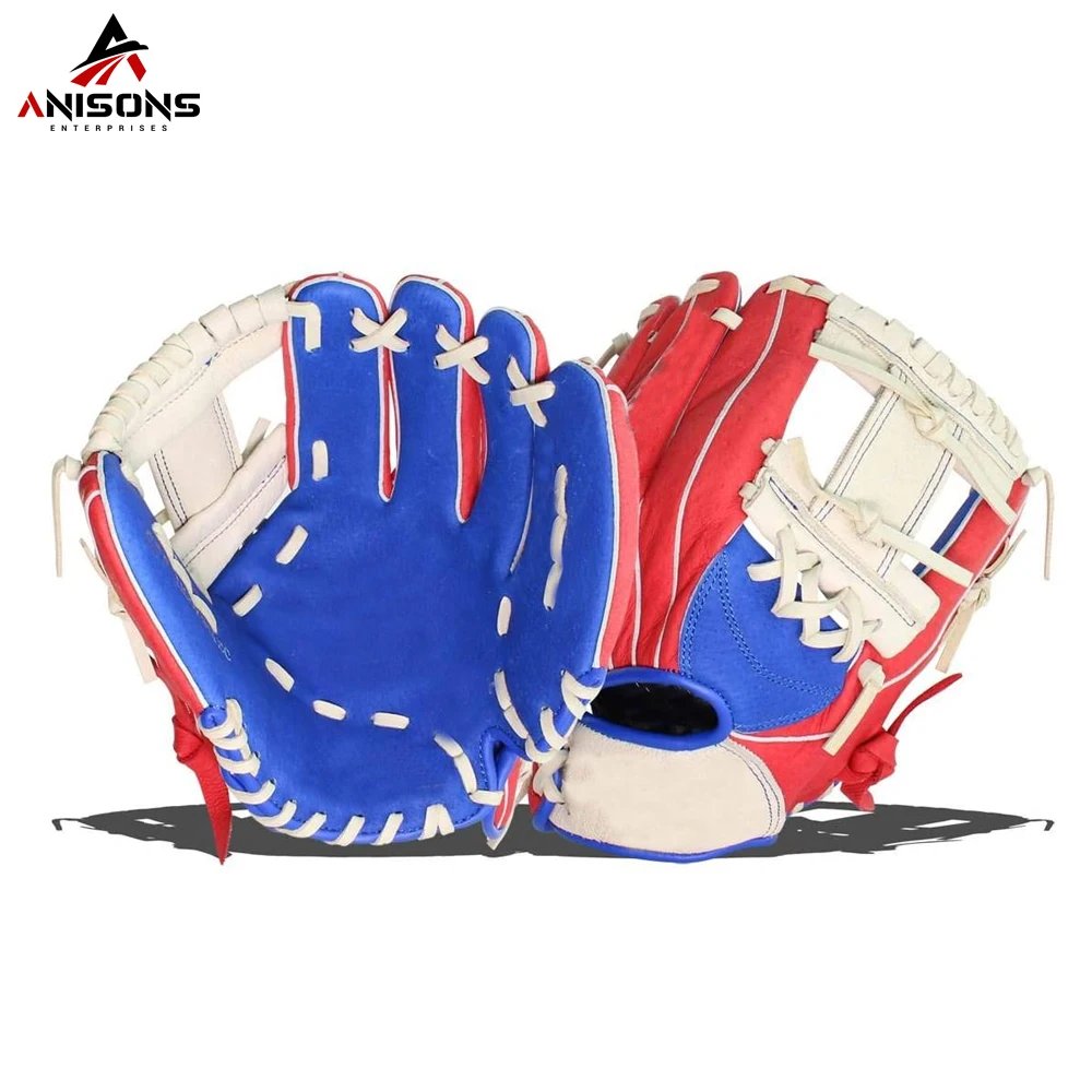 Высококачественные мягкие прочные бейсбольные перчатки для мальчиков оптом