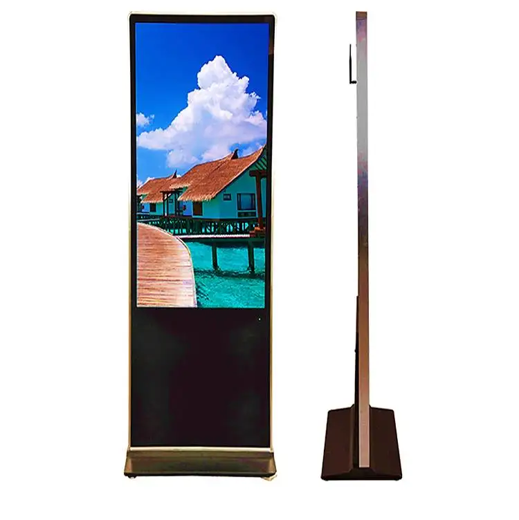 digital billboard screens digital signage and multimedia LCD video wall hydraulic screen support kiosk