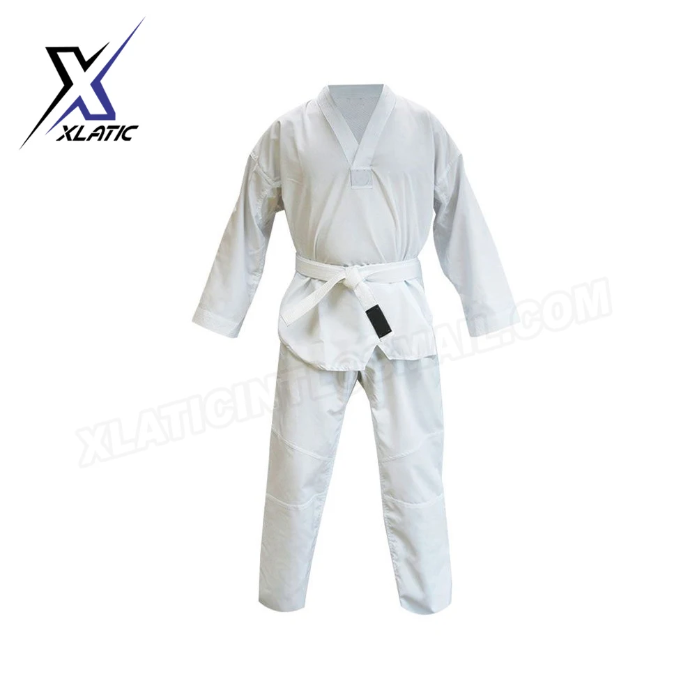 Pakistani Supplier OEM martial arts high Quality TKD   dobok taekwondo ITF Taekwondo Uniforms for men kids women children