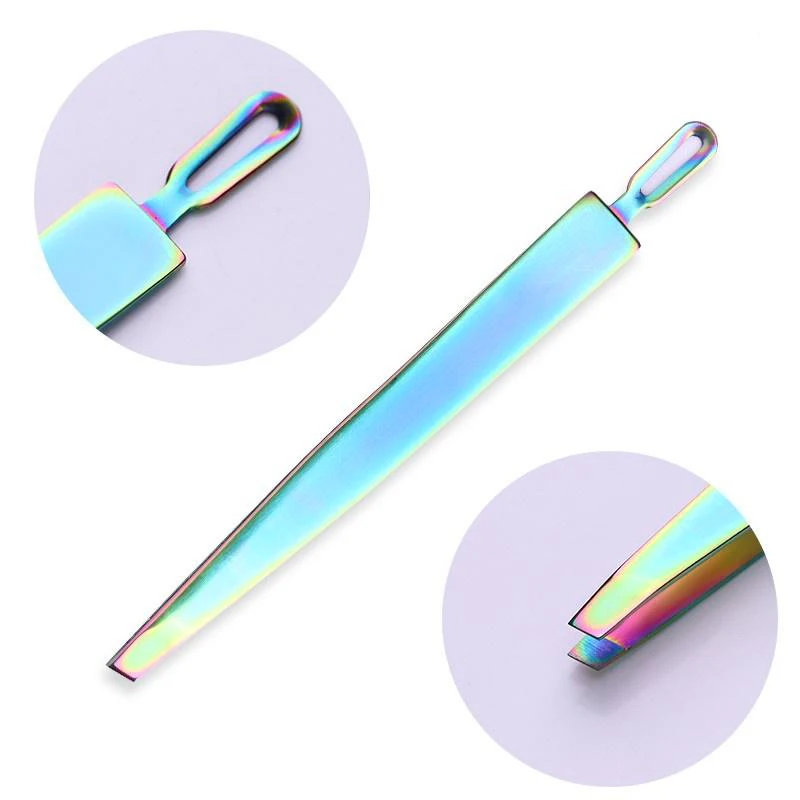 Professional Eyebrow Tweezers Color Coated Beauty Tweezers Stainless Steel Makeup Tweezers