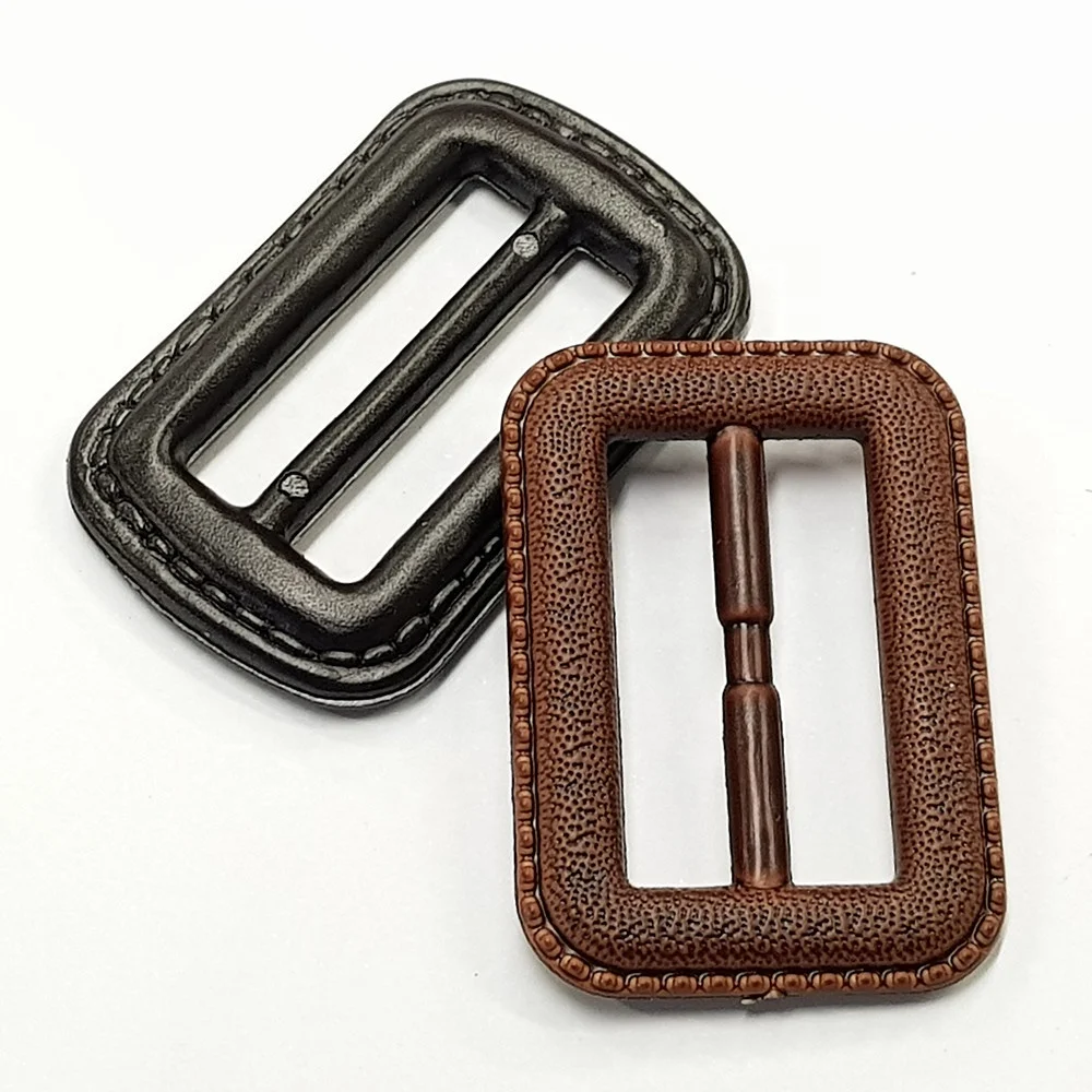 Trendy Plastic leather Belt Buckle For Garment