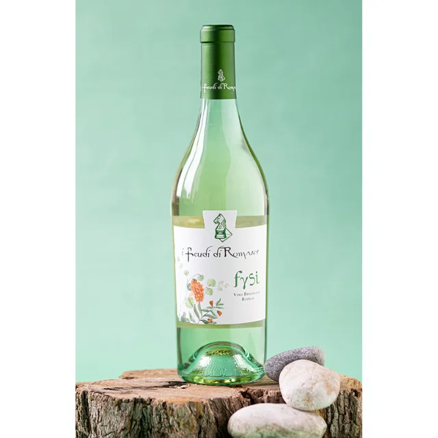 Special gift pack Piwi Dry White Wine Fysi I Feudi di Romans 0,75 L Bottle of Wine Wine Bottle