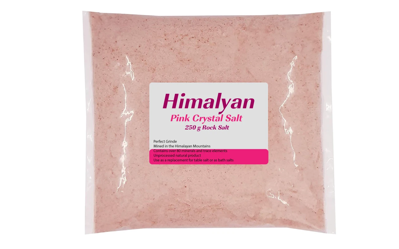 
Custom Himalayan Dark Pink Powder Salt Refine Natural Rock Salt Edible for cooking salt with Rich Natural Minerals 