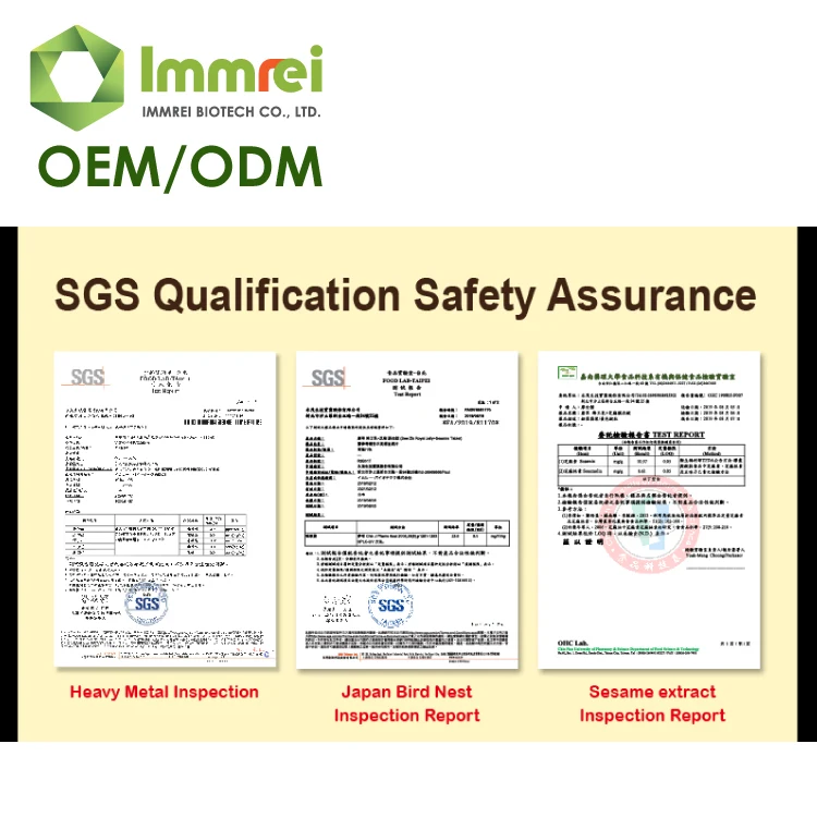  Собственная Марка органическое Королевский желе OEM ODM с кислотой птичьего