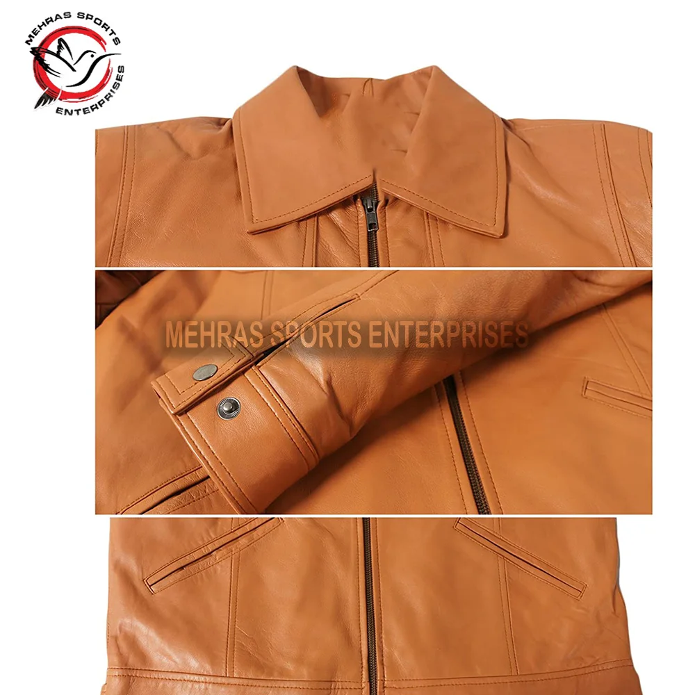 Пакистанские кожаные куртки горячая распродажа зимняя кожаная куртка