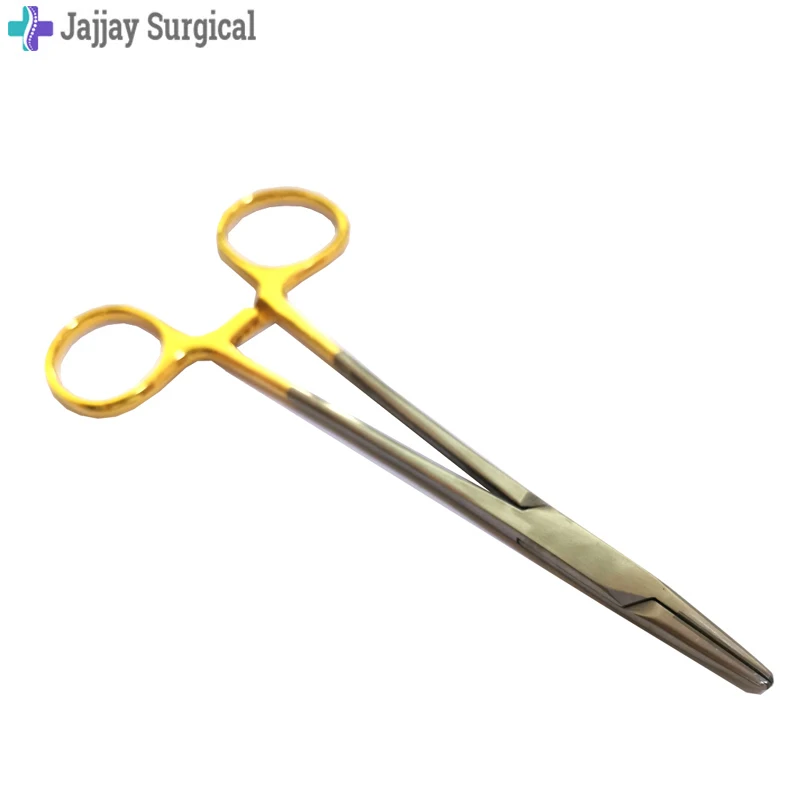 Needle Holder Forceps 14.3cm Tungsten Carbide T.C Dental Surgical Best Quality Medical Instruments