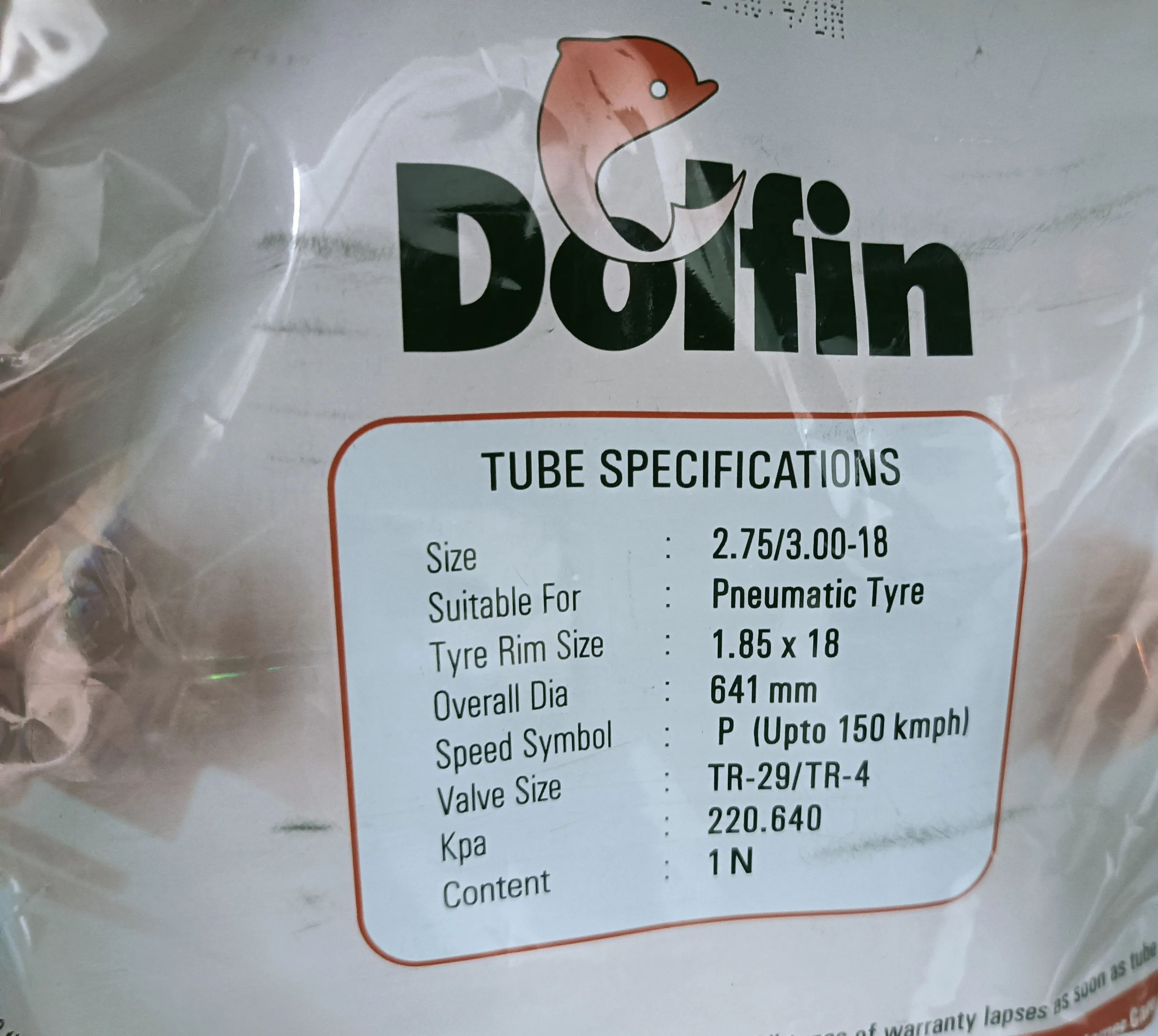 Dolfin Высококачественная Бутилкаучуковая трубка для мотоцикла 2 75/3 00-18 от ИНДИЙСКОГО Производителя пластиковый материал по разумной цене