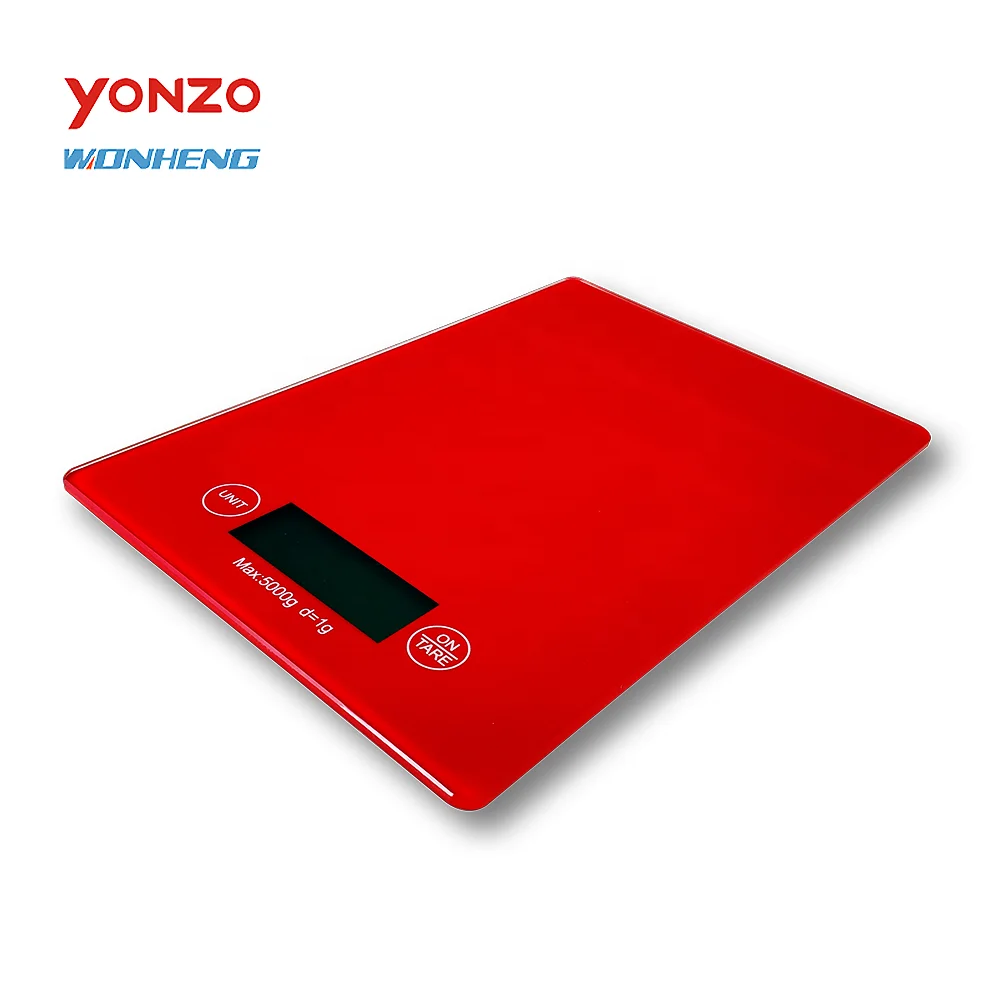 Kitchen Weighing Scales Made in China Reliable Quality Novel Design 5kg Household Scales Digital Display 23*16*2 Cm Rectangle