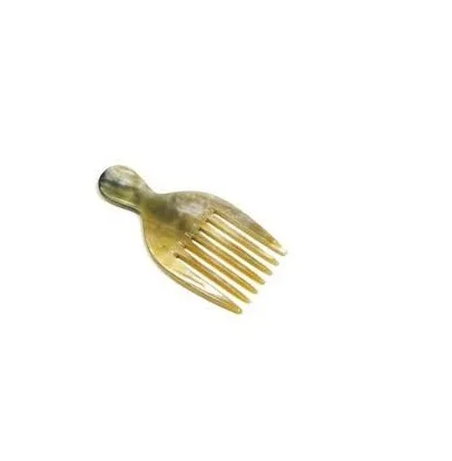 100% Best quality horn comb and customized size and cheap price with Amazon Top Sale Yak Horn Folding Beard Combs For Men