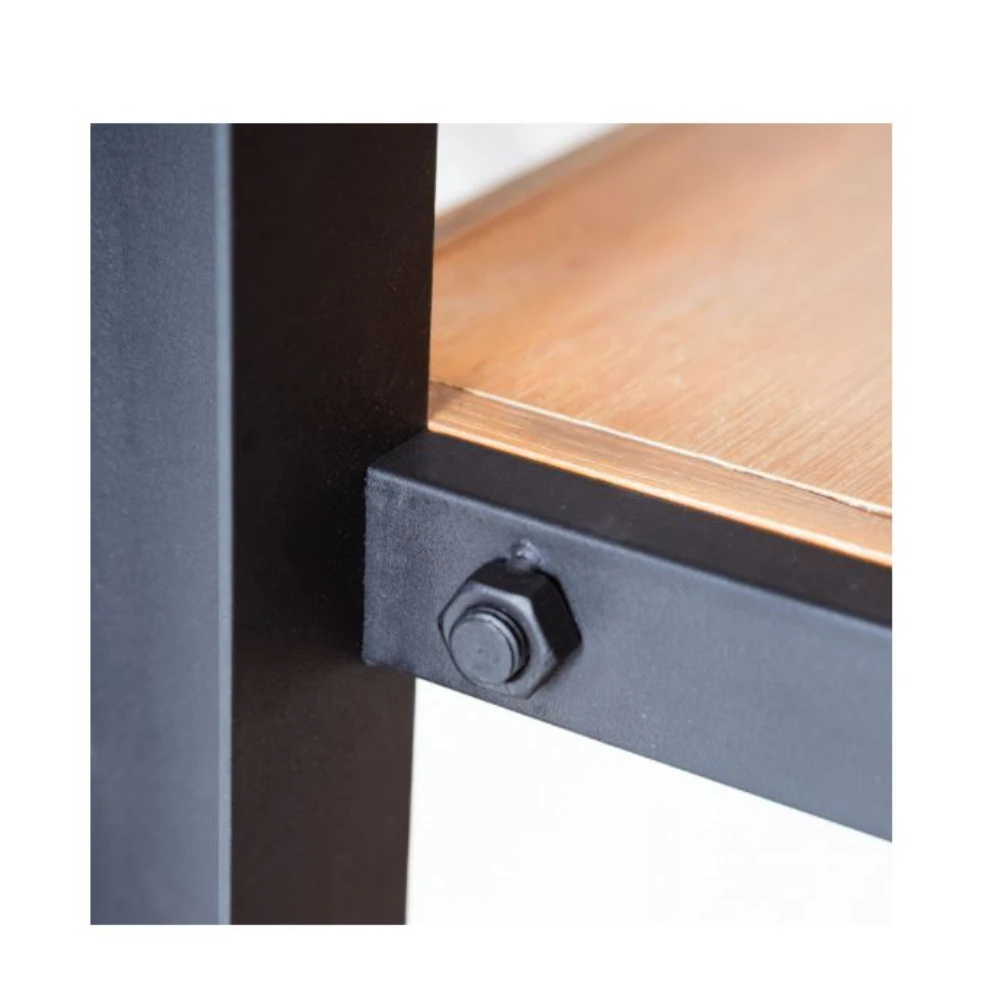 European style  display racks living room cabinets With solid acacia wood wardrobes storage holders furniture For home decor use