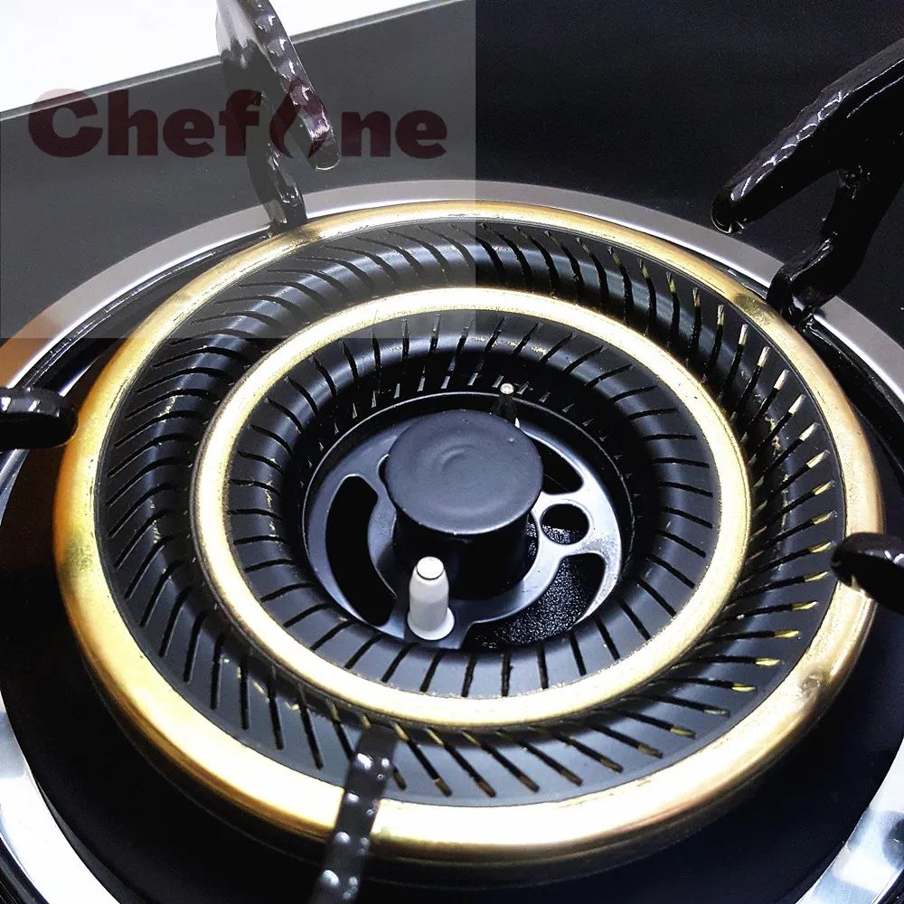 High Quality New Fashion Black ChefOne Tempered Glass 2 Burner Gas Stove Built-in Hob or Free Standing Reasonable price