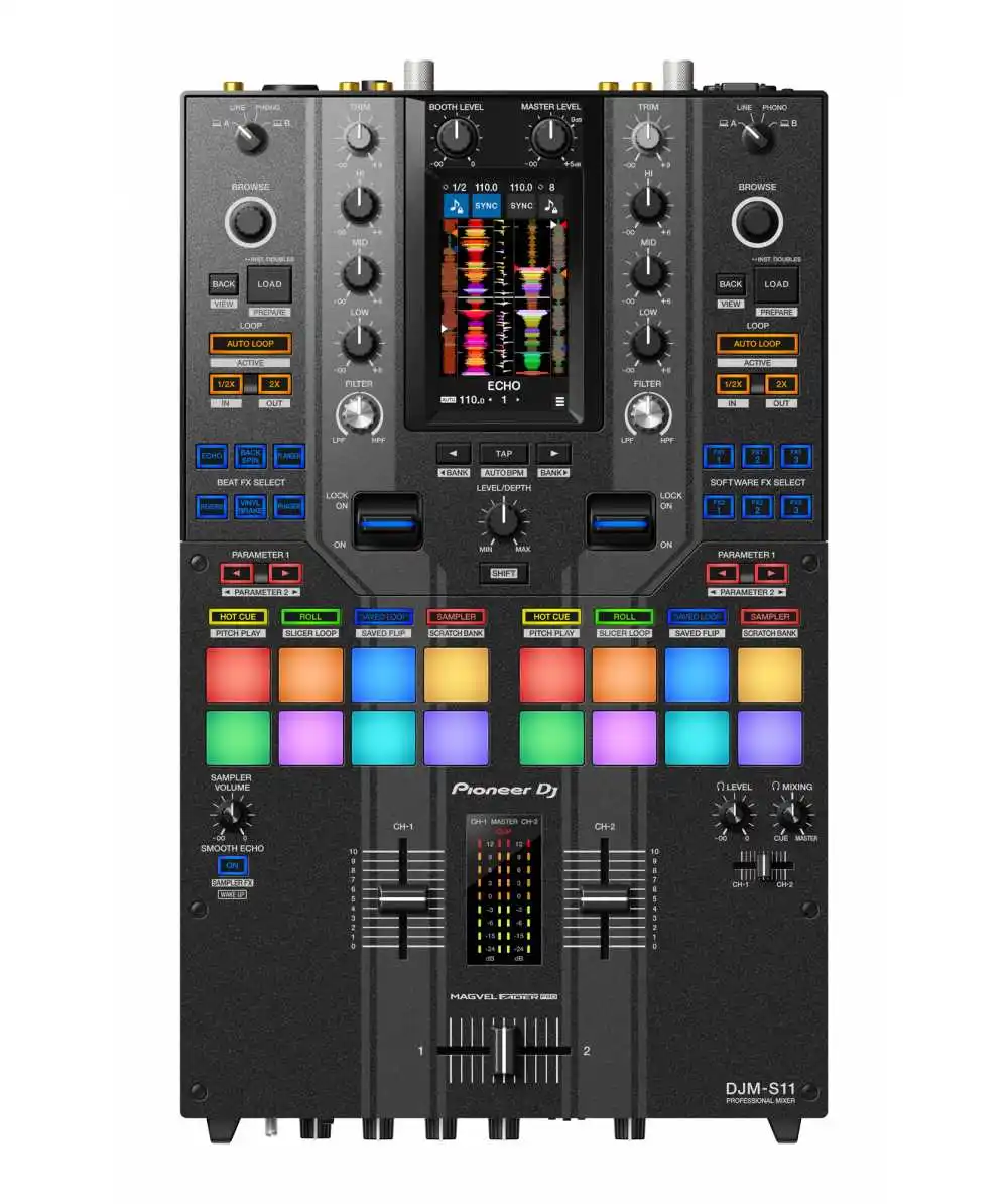 Новые и неиспользованные пионер ди-джей DJM-S11-SE (Special Edition) смеситель + MWM газовый двигатель, работает на этапе Эфирное Комплект