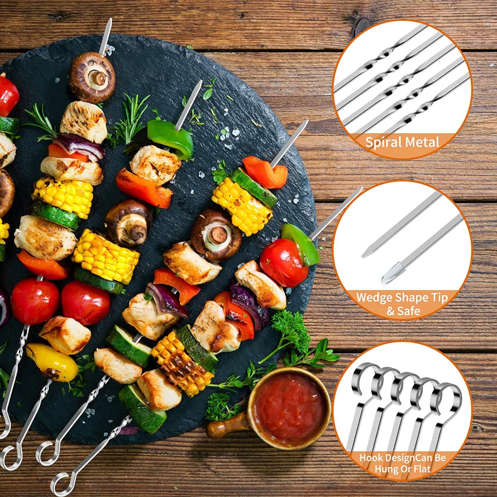 Favorable Price Tandoor Camping Custom Grill Brazilian BBQ Skewers Stainless Steel