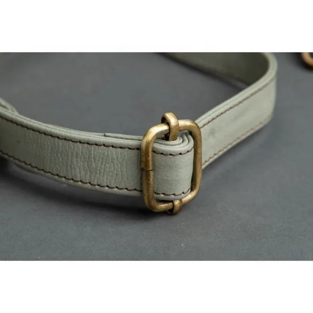 LW Handcrafted Genuine Leather 2 Color Ceremonial Leather Belt With Slings Garrison Belt 2 Color