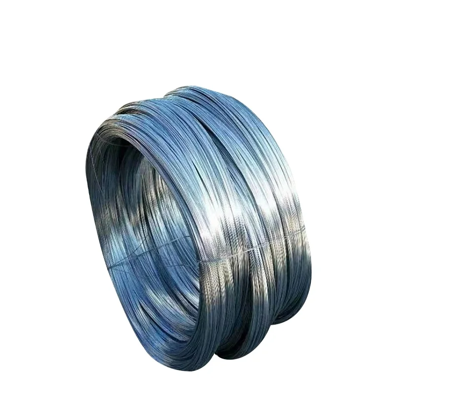 Q235 steel rod galvanized oval wire and hot dipped steel wire factory