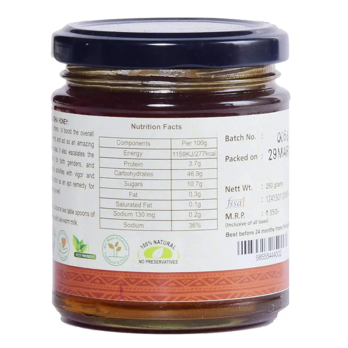 100% Natural Honey Food of Bees Ashwagandha Honey For Joint Aches and Boosts Human System at Best Price from India