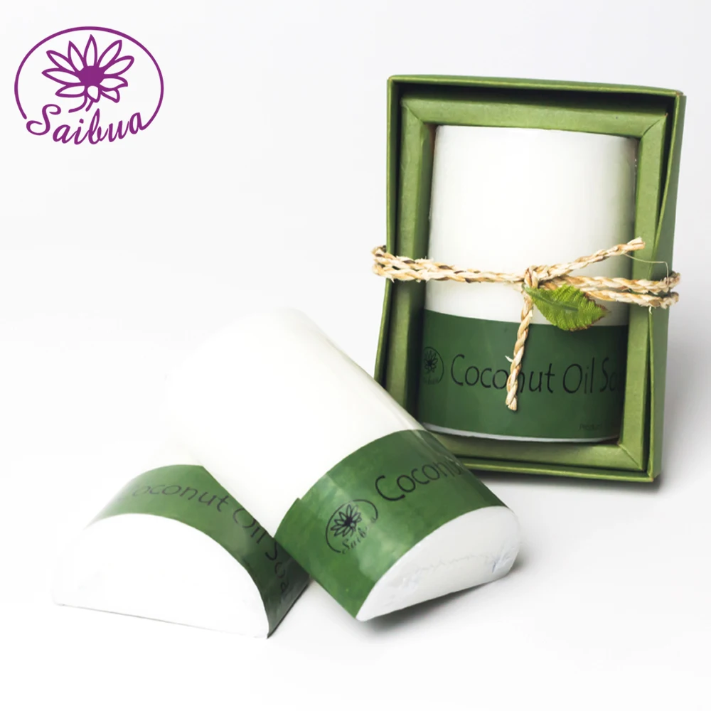 Wholesale OEM Coconut Oil Facial and Bath Soap Herbal Soap Natural Handmade Soap Factory Thailand