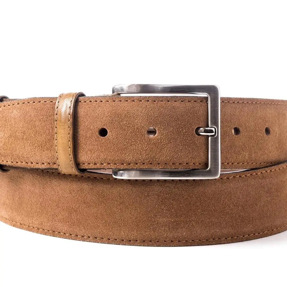 New Fashion Italian Handmade Leather Belt Genuine Leather GLVB0013 Galvaine Steel 150 TR