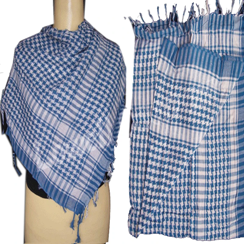 SHEMAGH Keffiyeh Headdress Arab Scarf, Desert Face Wrap,