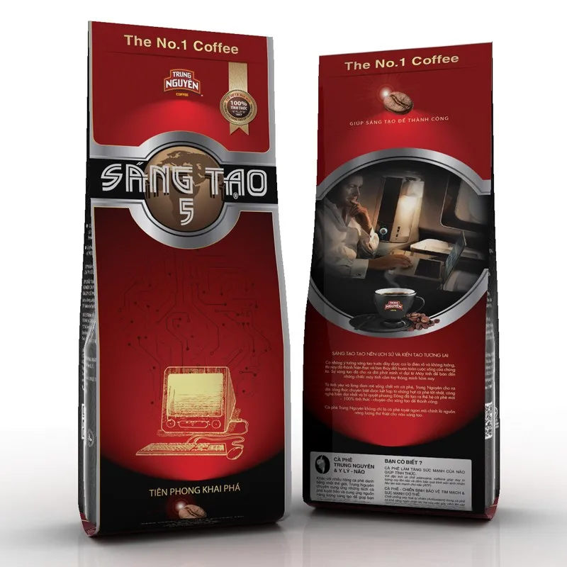 
0.34 Kg Medium Roast Robusta Coffee Creative 5, 340gr Export From Ho Chi Minh Port 