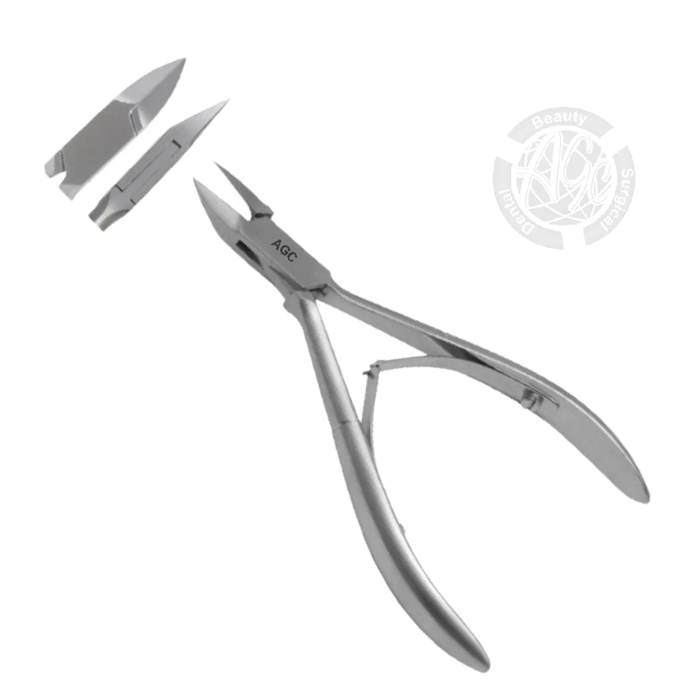  Новый стиль 440C боковой ногтевой резак из нержавеющей стали высококачественные острые лезвия для ногтей