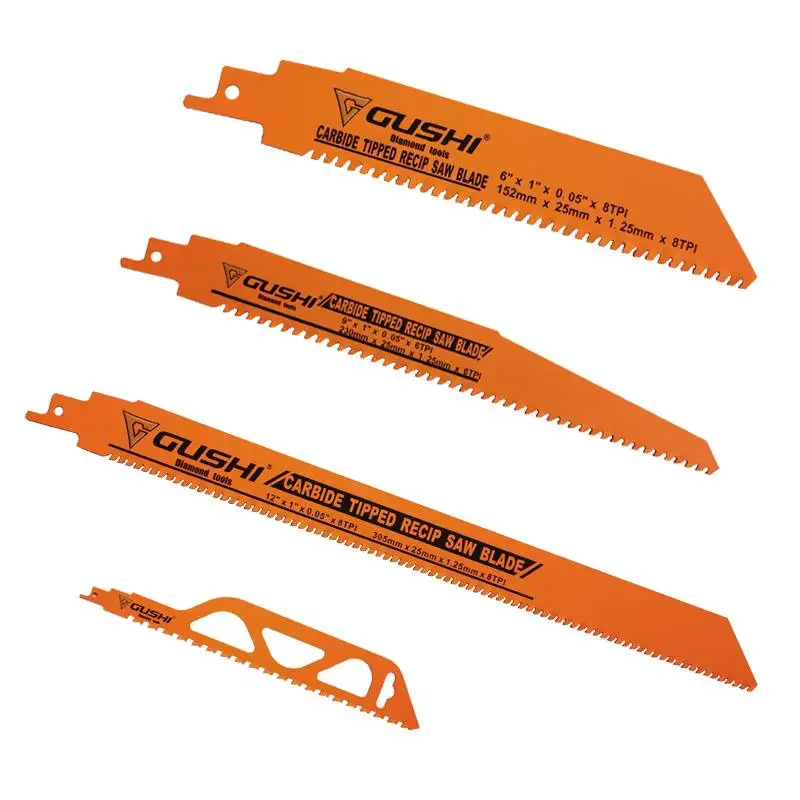 Good Sale Custom Carbide Sawzall Blades 304mm Hacksaw Reciprocating Saw Blade For Wood
