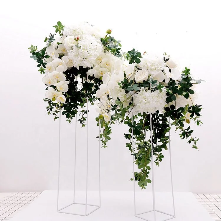Factory Artificial Flowers Stand For Decoration Wedding Artificial rose flower balls for center pieces wedding table decoration