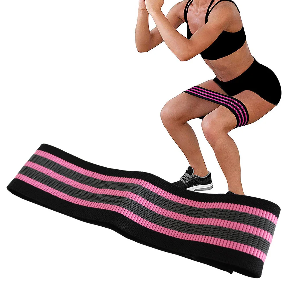 Factory Price Hot Sale Non-rolling Hip Circle Gym Fitness Exercise Stretching Resistance Band for Booty Shaping