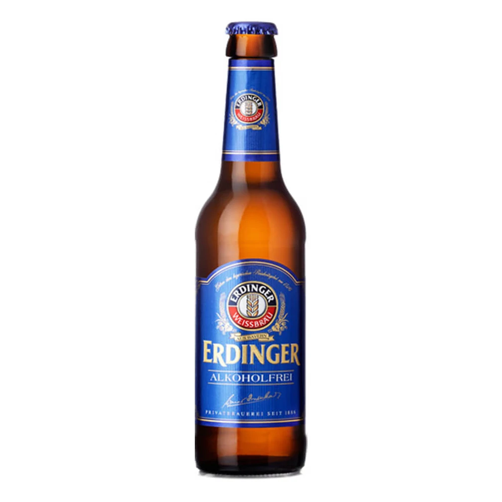 TOP QUALITY German Beer - 50cl Erdinger Non-alcoholic - Beer of Germany - Ready to Ship