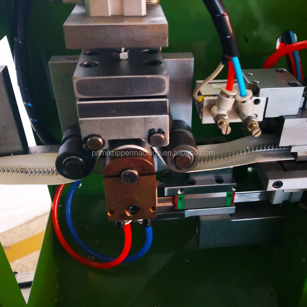 auto metal zipper gapping machine double teeth selection type zip gapping machine