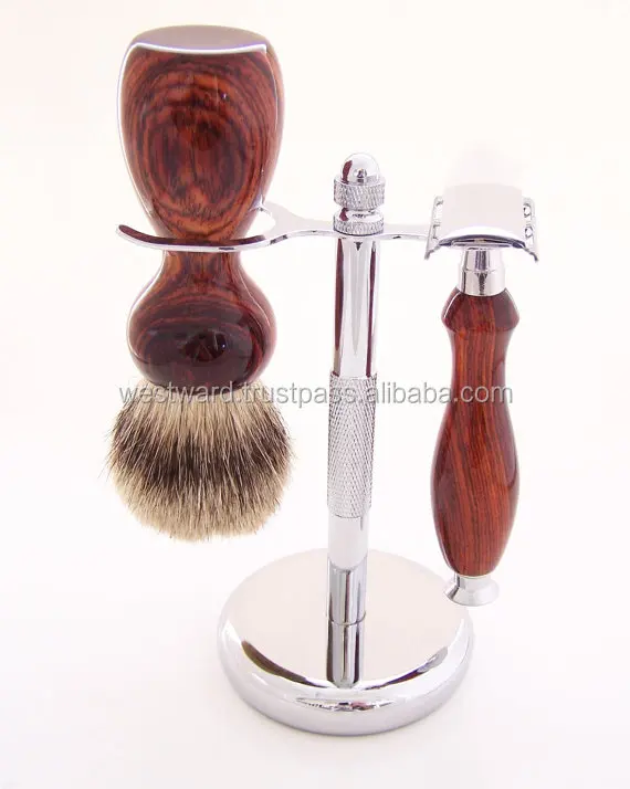 
Top sponsor listing wooden Shaving Set And Chrome Shaving Brush Set Men Classic Traditional Shaving Kit 