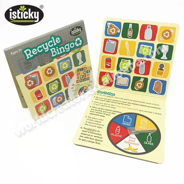 
Educational Board Game Recycle Bingo Travel Games 