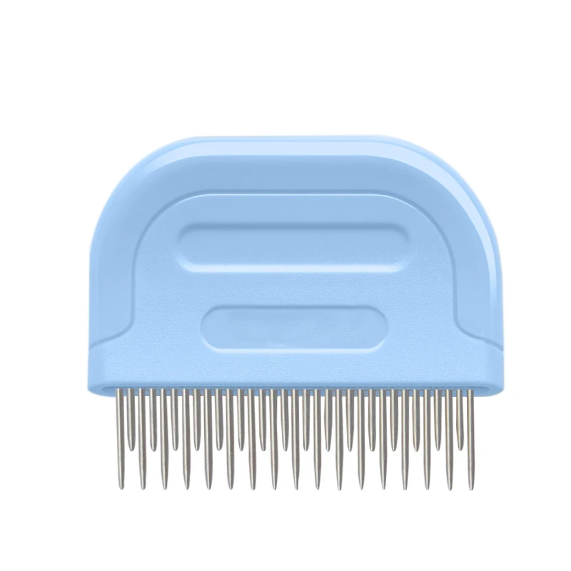 Wholesales High Quality Pet Comb Stainless Steel Teeth Brush Comb Dog Cat Pet Grooming Comb Stainless