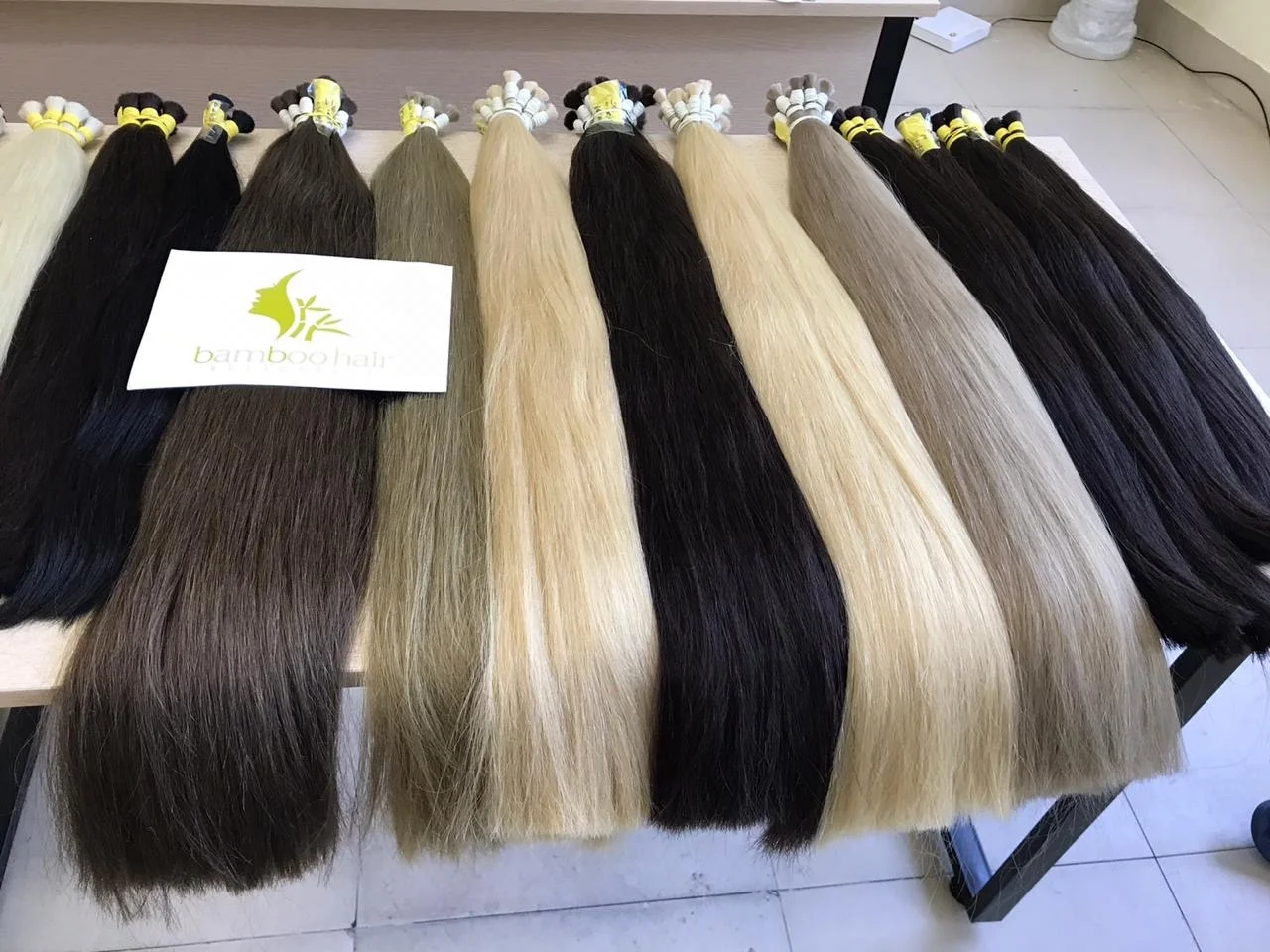 BAMBOOHAIR вьетнамские российские Волосы для наращивания по лучшей цене прямые волосы из Вьетнама человеческие