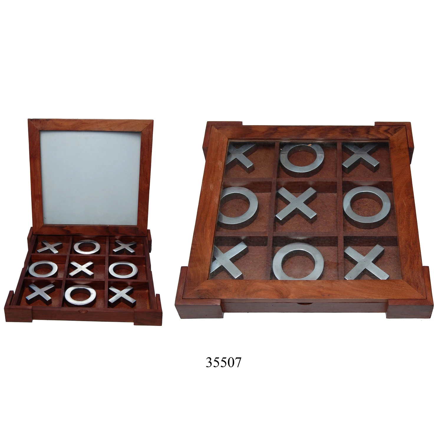 Vintage Design Decorative Wooden Domino Game for Home and Office Hotel Playing Domino Game Box for Decor And Sale