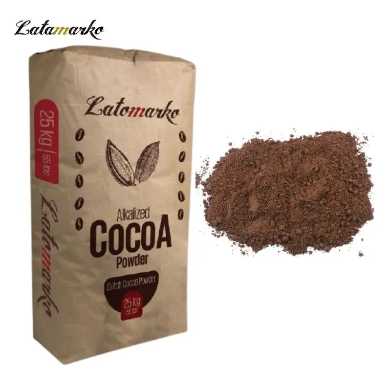 dutch alkalized cocoa powder organic cocoa powder brands Dark Brown Alkalized Cocoa Powder Fat 10-12%