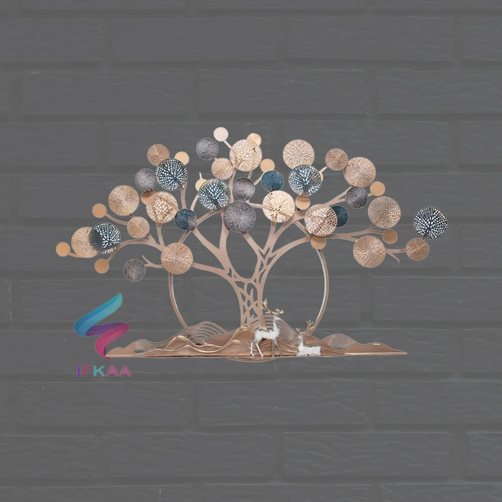 Medium size flower Shape handcrafted Metal Wall Art for Living Room decoration