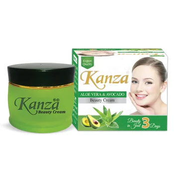 KANZA WHITENING BEAUTY CREAM ALOE VERA & AVOCADO (TM 393381) - LARGE (ARABIC PACK)