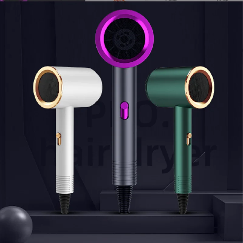 Hair dryer household hair salon high-power blue light ion cooling thermoelectric hair dryer